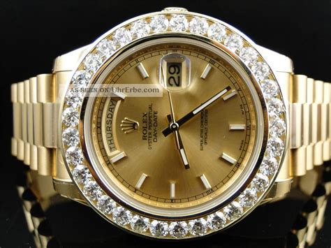 rolex gold herren mit diamanten|rolex armbandduhren gold.